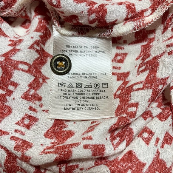 Maeve Anthropologie | Women | Avignon Scotty Dog Print Button Front Blouse | XS - Picture 10 of 11